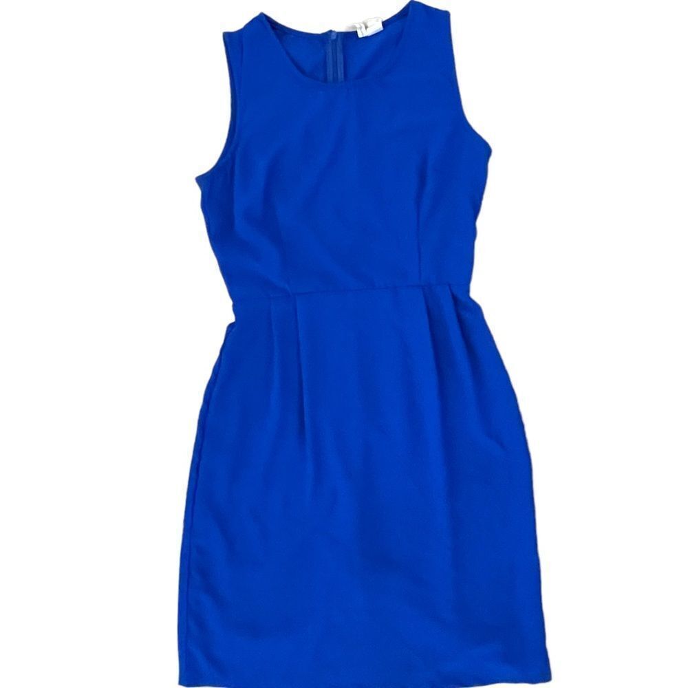 JAPNA Women’s Sleeveless Cobalt Blue Dress Size Small
